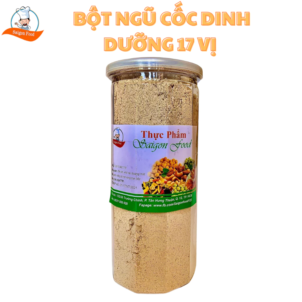 500gr Bột Ngũ Cốc Dinh Dưỡng 17 Loại Hạt