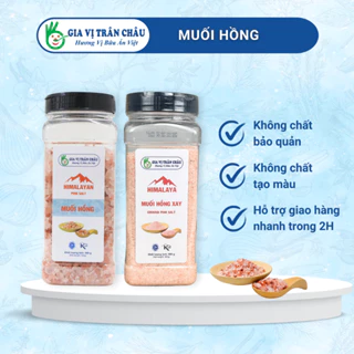 Muối hồng Gia Vị Trân Châu xuất xứ Himalaya dùng cho nấu ăn |dạng hạt nguyên, dạng xay nhuyễn|