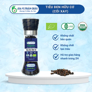 Tiêu đen hữu cơ cối xay 100g Trân Châu với tiêu sạch 100% từ tự nhiên không tẩy rửa