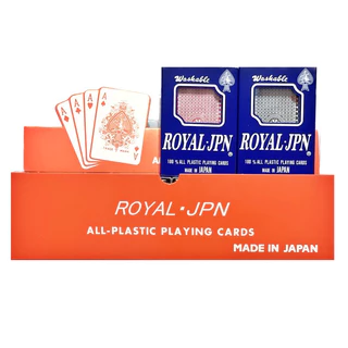 Bài Tây Royal Nhật Bản Loại 1 Cao Cấp Chống Nước 100% Bài Poker Nhựa PVC Plastic Bẻ Cong Không Gãy