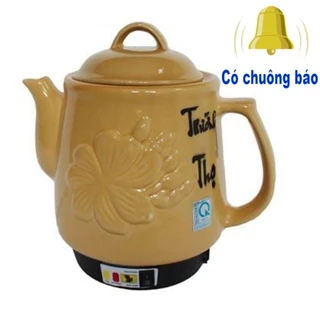 Ấm sắc thuốc Trường Thọ Mai Vàng 3.2L công suất 450W (Có chuông báo) - Chính hãng BH 12 tháng