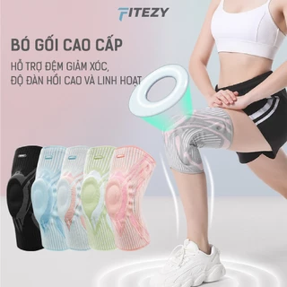 Bó gối thể thao Silicon FITEZY 2023 - Phụ kiện bảo vệ đầu gối, tập luyện thể thao cao cấp