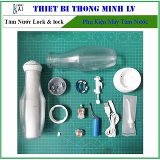 Phụ kiện pin, mô tơ, bộ bơm, dây sạc, đầu tăm...bo mạch chủ máy tăm nước lock & lock không dây ENR126WHT  cũ tháo máy.