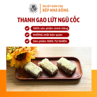 Thanh Gạo Lứt Ngũ Cốc Chà Bông, Rong Biển, Hạt Dinh Dưỡng Bếp Nhà Bống, giảm cân, ăn vặt, mẹ bầu, mix hạt cốm dinh dưỡng