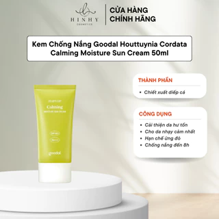 Kem Chống Nắng Goodal Houttuynia Cordata Calming Moisture Sun Cream 50ml