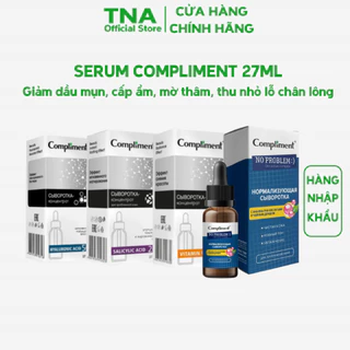 Serum Compliment cấp ẩm, giảm mụn, mờ thâm dưỡng da trẻ hóa, mịn màng 27ml