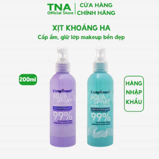 Xịt khoáng HA compliment 200ml cấp ẩm tức thì, làm dịu và nuôi dưỡng làn da