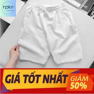 Quần Short Nam / Quần Đùi Nam Cạp Chun, Dây Rút Chủ Động - Chất Đũi Linen Cao Cấp, Đủ Size Đến 90kg