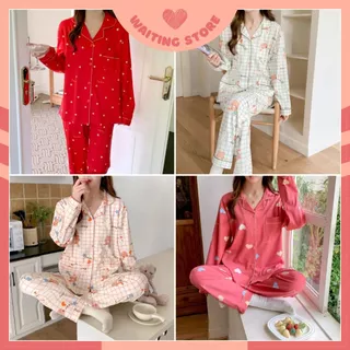 Đồ bộ pijama nữ, bộ quần áo thun cotton mẫu mới 2024 nhiều hoạ tiết xinh DDCP10