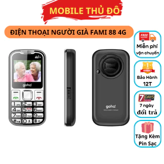 Điện thoại Người Già FAMI 88 (2022) pin khỏe, phím siêu to,loa to - BH 12T