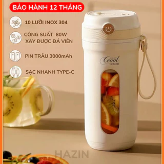 Máy xay sinh tố cầm tay mini 10 Lưỡi Cao Cấp Bảo hành 12 tháng