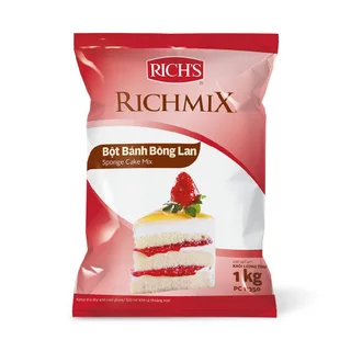 Bột bánh bông lan trộn sẵn Richmix (gói 1kg)