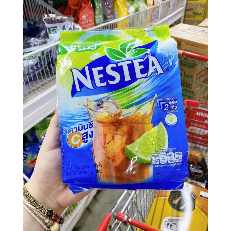 Trà Nestea nội địa Thái Lan vị chanh - Bịch 18 gói