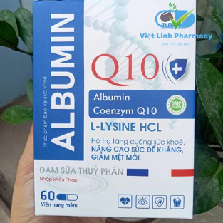 Albumin Q10 - Tăng cường sức khoẻ, nâng cao sức đề kháng, giảm mệt mỏi