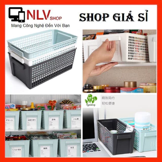 Gio đựng đồ đa năng INOMATA dáng rộng lưu trữ đồ dùng gia đình chất liệu nhựa pp