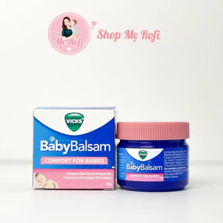 Dầu bôi ấm ngực Vick Baby Balsam 50g Úc hỗ trợ giữ ấm cho bé - Mẹ Rofi