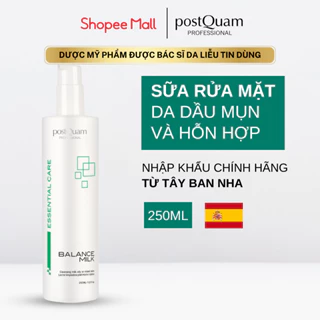 Sữa Rửa Mặt Cho Da Dầu, Hỗn Hợp Và Da Mụn POSTQUAM Cleansing Milk Oily Or Mixer Skin 250ml Q01A/Q01B