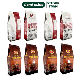 Cà phê Phát Thành Robusta Heritage, Lotus Signature, Pha Máy, Pha Phin Gói 500g