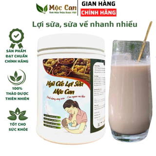 Ngũ cốc lợi sữa bà bầu sau sinh Mộc Can giúp sữa về nhanh, nhiều hơn, bé ăn ngủ ngon hộp 500g