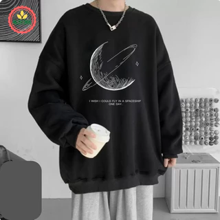 Áo Sweater thêu chữ basic nam nữ unisex form rộng mặc cực đẹp, chất nỉ cotton Hàn cao cấp, hợp mọi thời đại