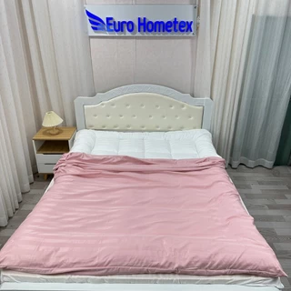 Áo Bọc Nệm Topper,Ga Bọc Nệm 2 Mặt Có Khóa Kéo Vải Cotton Sọc 3F Sang Trọng Mát Mẻ Đủ Size EUROHOMETEX