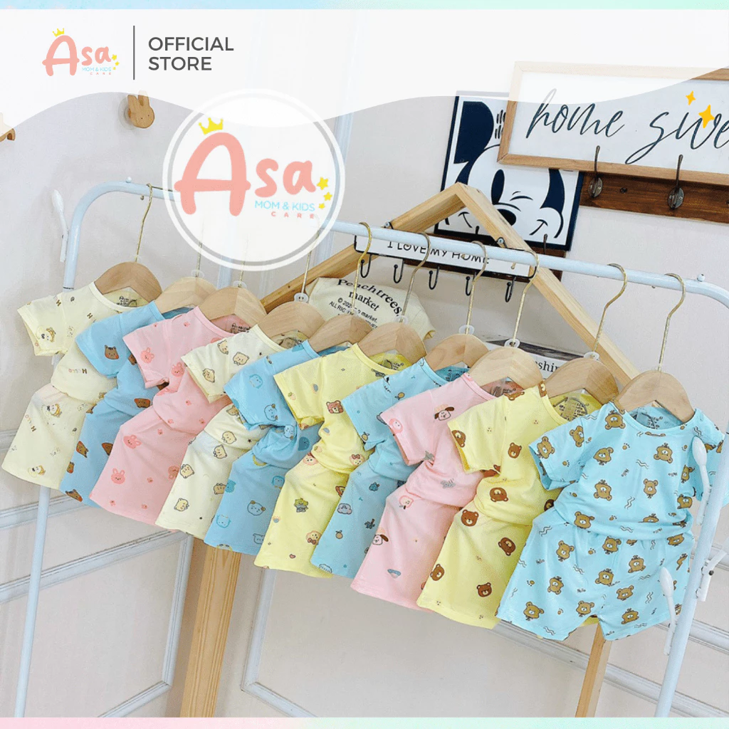 [3-14kg] AVA - Bộ Quần Áo Sơ Sinh Cao Cấp Mềm, Mát, Chất Petit - A1-7 (họa tiết ngẫu nhiên, inbox chọn họa tiết)