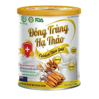 Sữa Bột Đông Trùng Hạ Thảo Calcium Nano Gold- Giúp Tăng Sức Đề Kháng, Nâng Cao Miễn Dịch