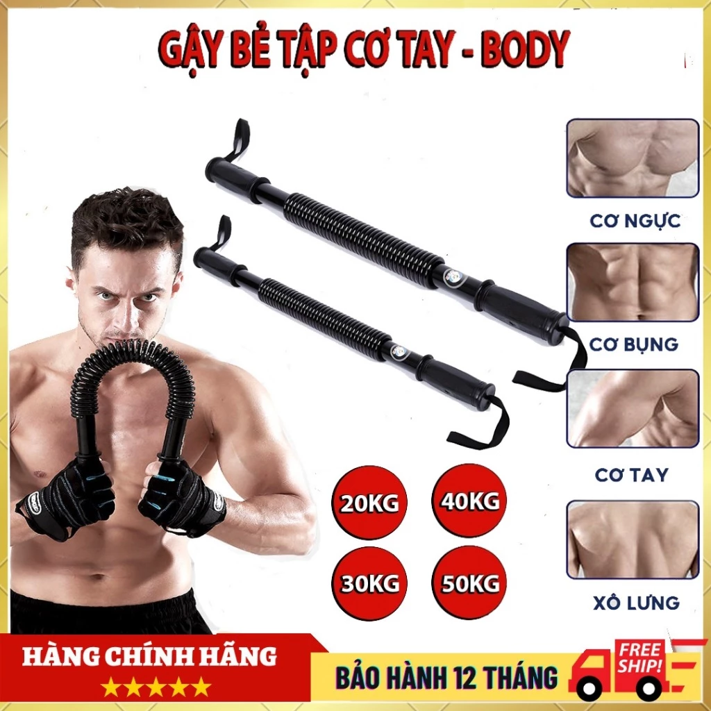 Gậy Lò Xò Tập Cơ Tay 40kg