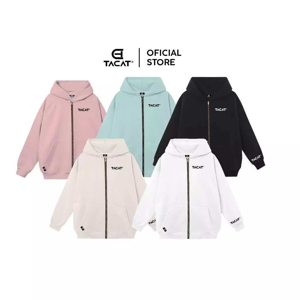 Áo khoác hoodie zip áo hoodie local brand Tacat áo hoodie nữ áo hoodie nam áo khoác hoodie áo khoác hoodie zip B1