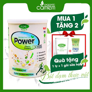 Vegan Power Protein Thuần Chay SoyNa - Cung cấp đạm thực vật cho người ăn chay, dân thể thao - Lon 400g