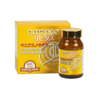 Viên uống Lipitas Jpanwell giúp giảm mỡ, Cholesterol và Triglyceride trong máu (60 viên)