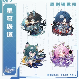 (sẵn-artist) Móc Khóa Honkai Star Rail game chibi dễ thương Fuxuan Blade Dan Heng