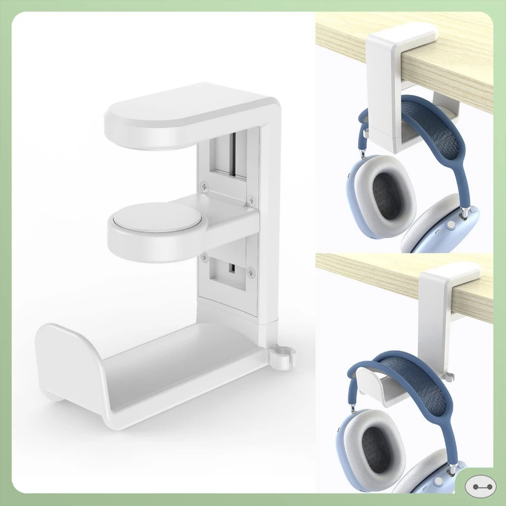 GIÁ TREO TAI NGHE KẸP BÀN XOAY 360 ĐỘ MT005