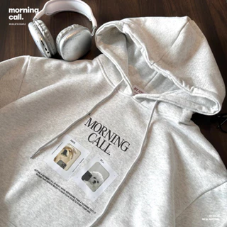 Hoodie nỉ bông cotton mềm mịn unisex Morning Call Byjolievn