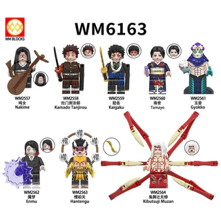 Demon Slayer Đồ Chơi Lắp Ráp Các Nhân Vật Minifigure Demon Slayer, Kimetsu No Yaiba ( WM6163)