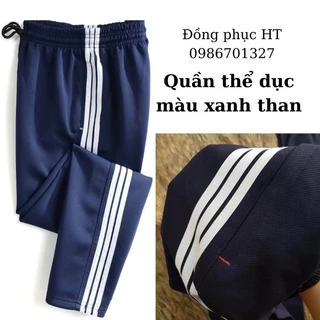 Quần Thể Dục Học Sinh Chất Đẹp Màu Xanh Than Chuẩn Quần Ở Trường Học