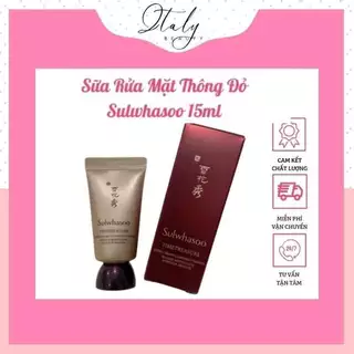 Sửa rửa mặt thông đỏ Sulwhasoo Timetreasure Extra Creamy Cleansing Foam 15ml