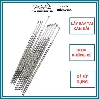 Quà tặng - Que lấy ráy tai Inox - Dụng cụ ngoáy tai inox 10cm tiện lợi