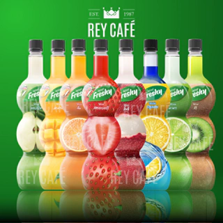 [Sỉ/Lẻ] Bộ 8 Mùi Siro Trái Cây Freshy - Syrup - Nguyên Liệu Pha Chế Cao Cấp Thái Lan - Baristhing Rey Cafe