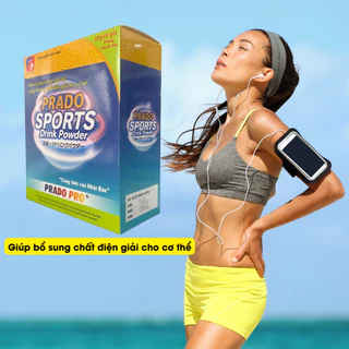 Bù điện giải cho cơ thể, Thực phẩm bổ sung PRADO SPORTS tăng cường sinh lực 25g/gói