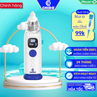 Máy hút mũi CHIDO cho trẻ sơ sinh đến 5 tuổi CHÍNH HÃNG - có phát nhạc - công nghệ Nhật Bản - bảo hành 2 năm