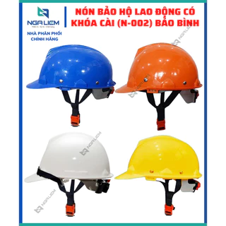 Nón Bảo Hộ Lao Động Có Khóa Cài (N-002) Bảo Bình, Đủ Các Màu Sắc - [Hàng Chất Lượng Cao]