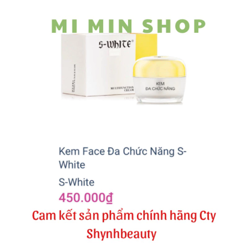 Kem đa chức năng SWHITE (Hạn sử dụng mới 2026)