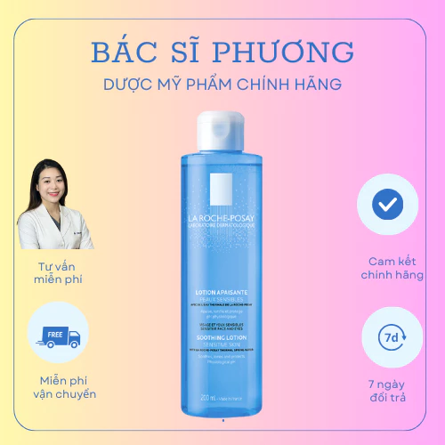 Nước Cân Bằng La Roche-Posay Da Nhạy Cảm Soothing Lotion Sensitive Skin 200ml