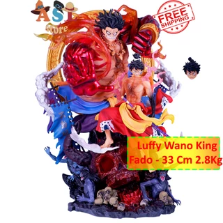 Hàng Loại 1 - Mô Hình One Piece Luffy gear 4 king Fado trên Onigashima siêu đẹp cao 33cm - ASL Store Mô Hình (1)