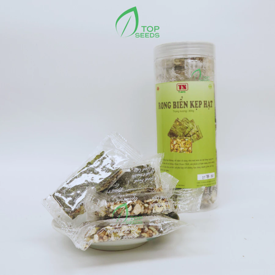 Thanh Gạo Lứt Hạt Dinh Dưỡng Granola Mix Chà Bông, Rong Biển Ăn kiêng giảm cân hộp nougat 250g