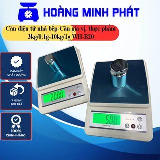 Cân tiểu li điện tử thực phẩm nhà bếp chính xác cao WH-B20 3kg 10kg dùng cho nhà bếp