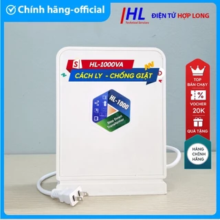 Biến áp cách ly chống giật Hợp Long 1000VA -  Cục chống giật dây đồng Chính Hãng 0972 386 873