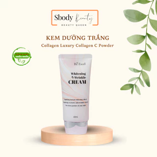 Kem dưỡng trắng và chống nhăn Whitening & WrinKle Cream hỗ trợ nâng tone màu da trở nên trắng sáng 60ml - Sbody beauty