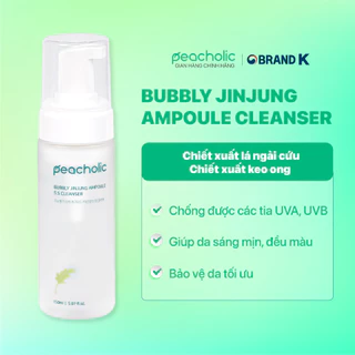 Sữa rửa mặt tạo bọt Peacholic Bubbly Jinjung Ampoule 5.5 Cleanser 150ml